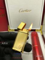 ARW 1:1 Perfect Replica 2019 New Style Cartier Classic Fusion Gold Jet lighter Yellow Gold Cartier Logo Lighter